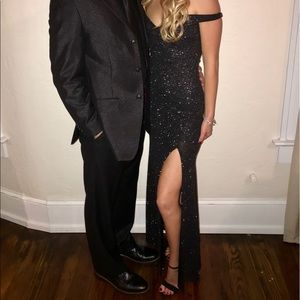 Long black formal / prom  dress